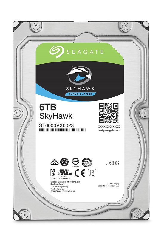 Seagate 6TB SATA 7200RPM 256MB 6GB/S ST6000VX0023
